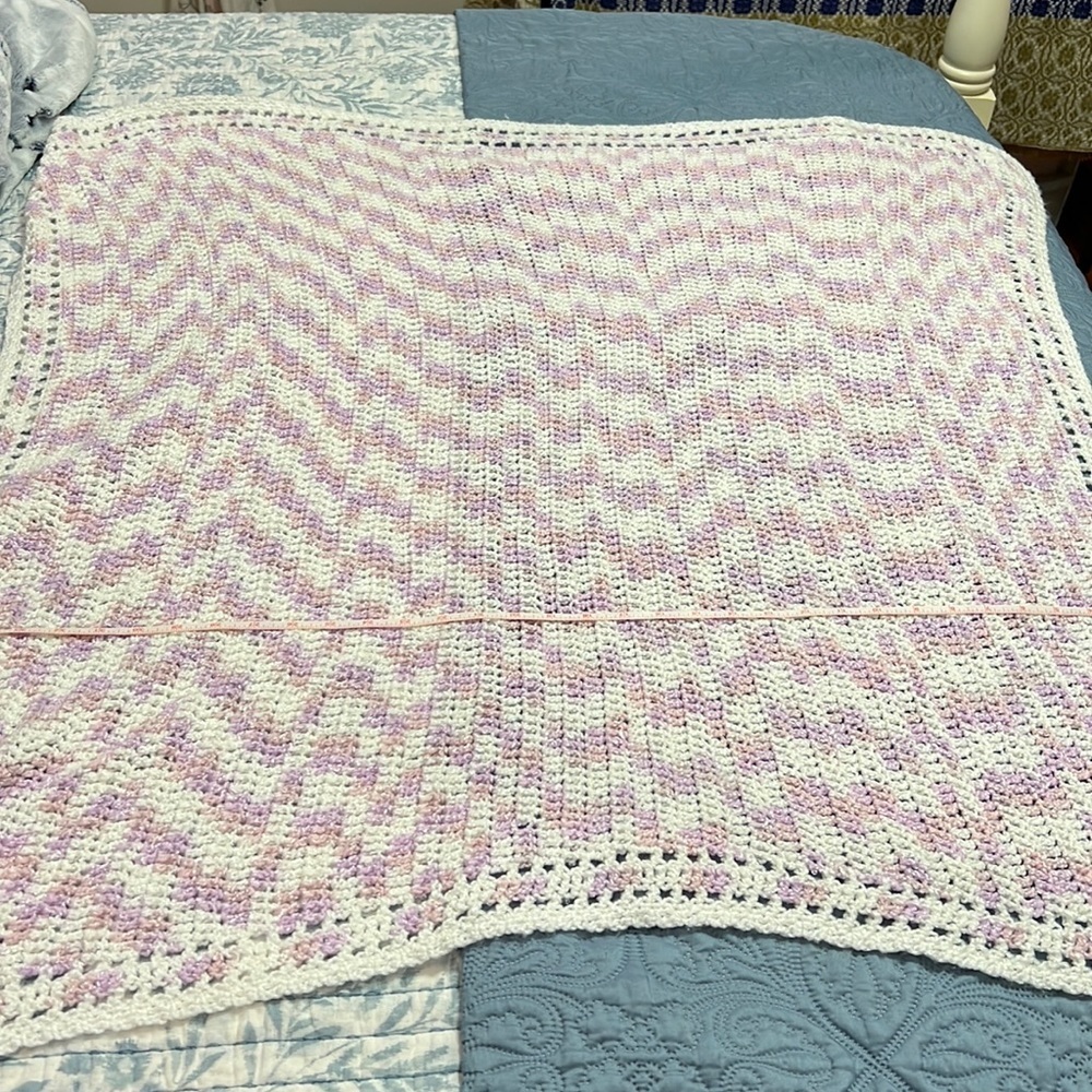 Super soft baby afghan